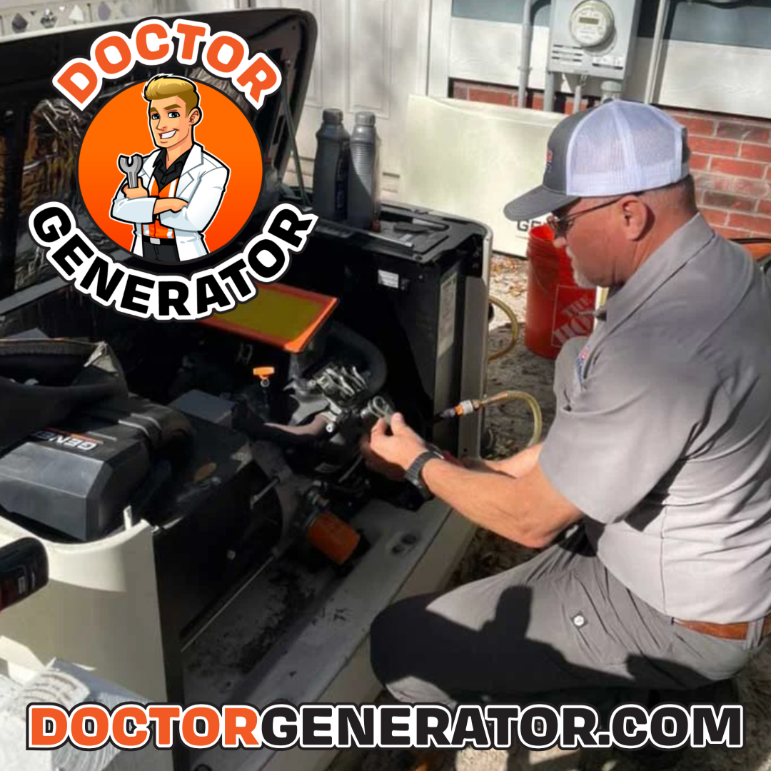 Generator inspection closeup